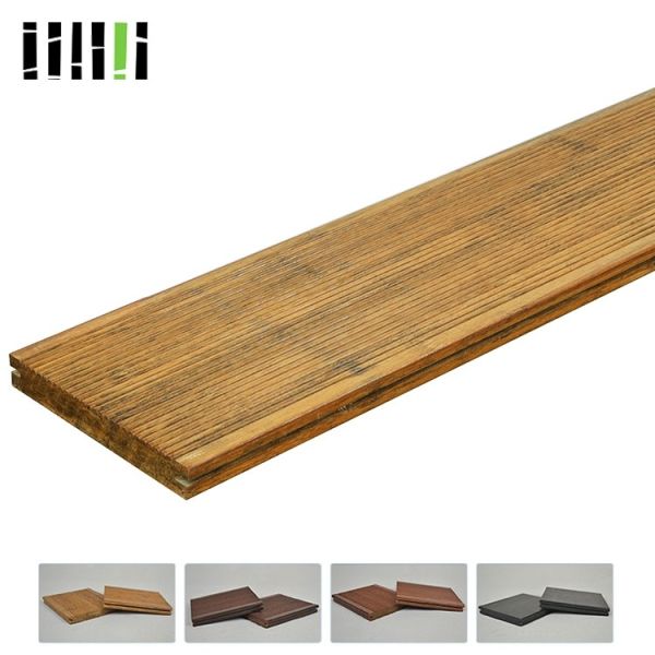 Quality Prefabricated Water Proof Solid Bamboo Flooring Fireproofing 18mm Thickness wholesale