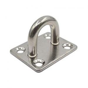 China Other Stainless Steel Square Eye Plate for Door Clasp and Wall Mount Hanging on sale