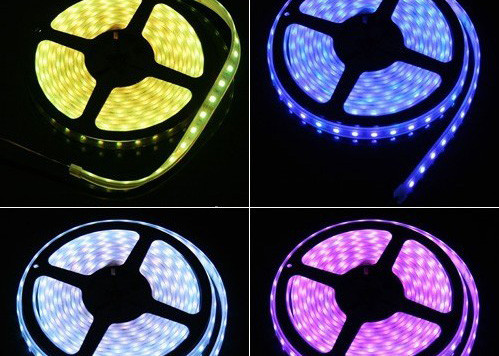 Quality 600 LEDs Waterproof LED Strip Lights 12v High Power Multi Colour wholesale