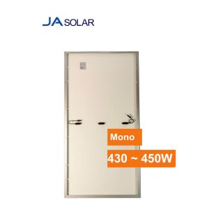 Half 144 Cells Mono 455w White Backsheet JA Solar Panel