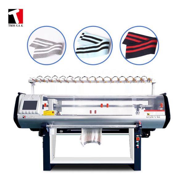 Quality Auto Jacquard Flat Knitting Machine 100 Inch 16G Single System wholesale