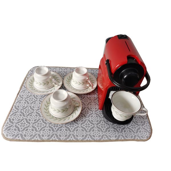 Quality Printing Microfiber Dish Drying Mat 38x50cm Stripe Cloths wholesale