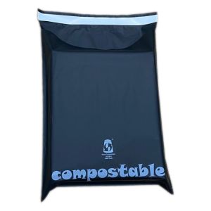 Compostable Mailer Shipping Bags Width 395mm Cornstarch Material