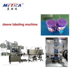 3 Phase Bottle Labeling Machine , Automatic Shrink Sleeve Applicator Machine