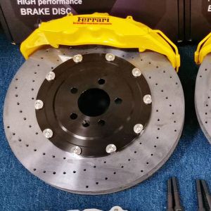 China 400x34mm Carbon Ceramic High Performance Brake Discs Reduced Weight And Residual Torque on sale