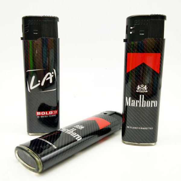 Disposable Dy-072 Customized Black Label Electronic Lighter for End Customers