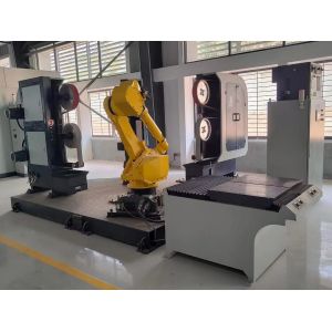 China Robotic Polishing Surface Grinder Processing Automatic Robotic Grinding Cell For Brass Faucet on sale China Robotic Polishing Surface Grinder Processing Automatic Robotic Grinding Cell For Brass Faucet on sale