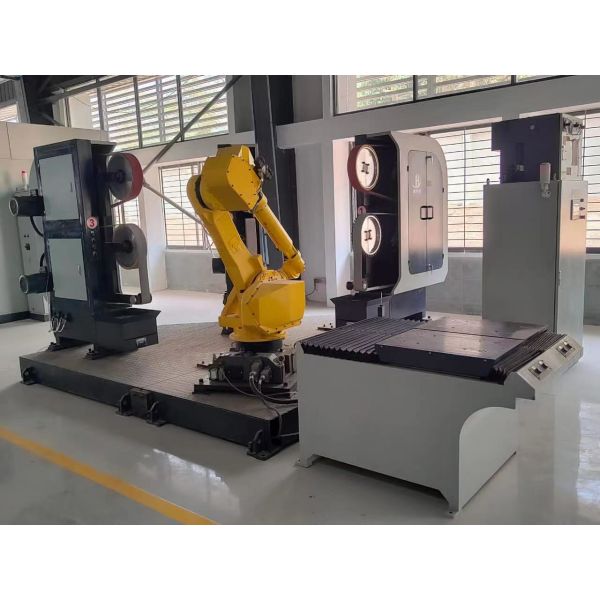 CNC Enabled Robotic Metal Finishing System With Adaptive Position Compensation