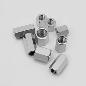 Cheap GB52 Zinc Plating Threaded Connector Nut , Hexagonal Joint Nut For Connection / Fixation for sale