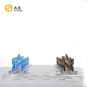 PMMA Acrylic Transparent Lucite Chess Set