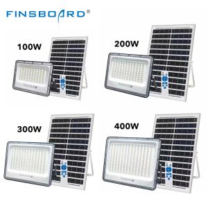 New Design Remote Control Outdoor Waterproof Ip65 Led Flood Lamp 100w 200w 300w 400w Solar Flood Light
