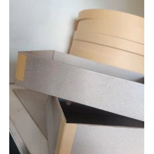 0.07 - 0.12mm Thickness Hot Melt Kraft Paper Tape For Rigid Box Corner Pasting