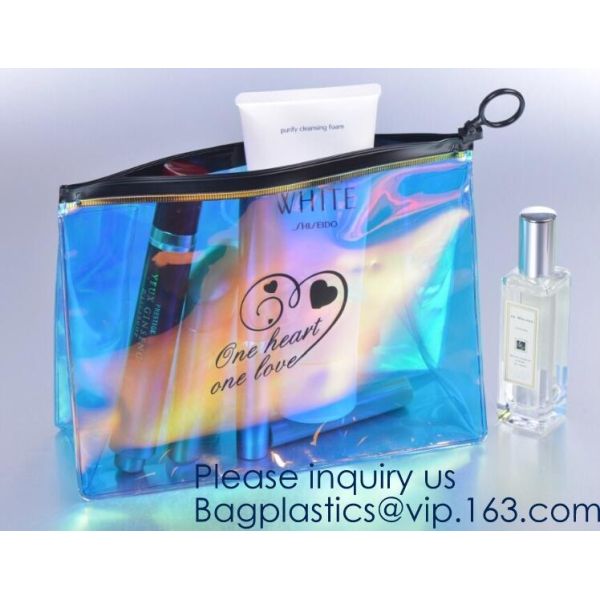 High Performance Toiletry Bag,Vinyl Plastic Toiletry for Travel Accessories Organizer Makeup bag,Wine sling Recycled Cos