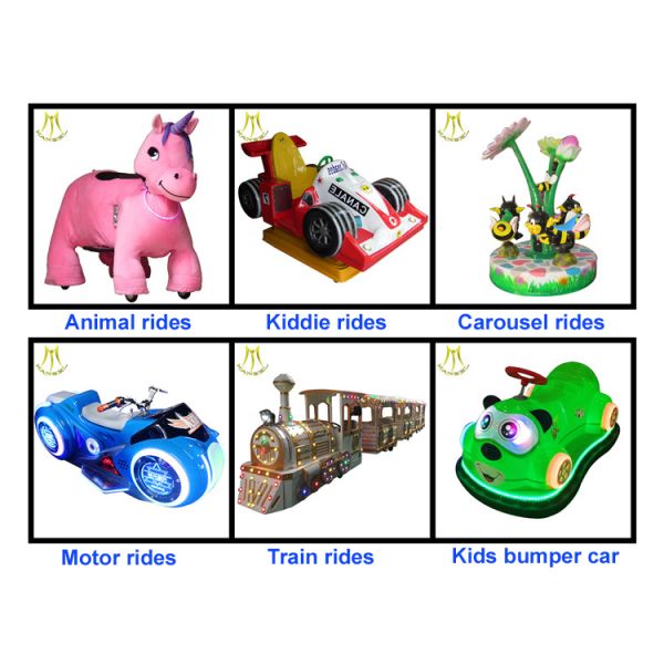 Hansel cow electric motorized scooter with battery and mp3 for rocking motorcycle kids unicorn motorized plush animal