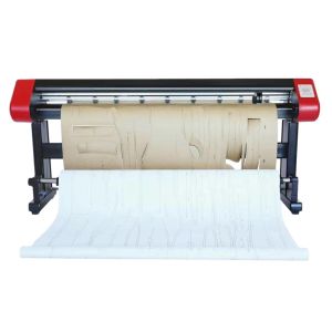 Garment Shops Vertical Type Inkjet Paper Pattern Cutting Plotter 125cm to 220cm
