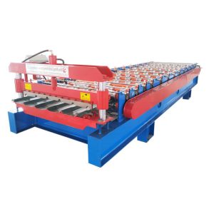 High Rib Hydraulic IBR Making Machine , Corrugated Metal Roofing Machine Chain