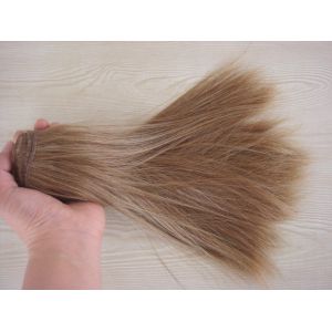 16 Inch Weft Hair Extensions Bundle And Closure Reusable Usage