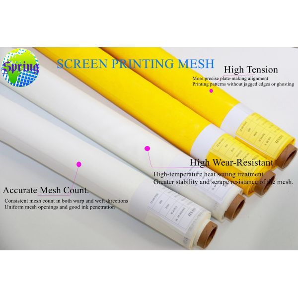 Polyester Screen Printing Mesh with Low Elasticity for Various Printing
