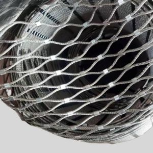 Stainless Steel Ferrule Rope Mesh 7x7 7x19 Cable Ferrule Mesh