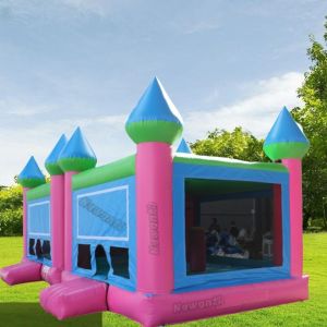 2024 Gender-Neutral Inflatable Castle Slide Bounce House with Customized Color