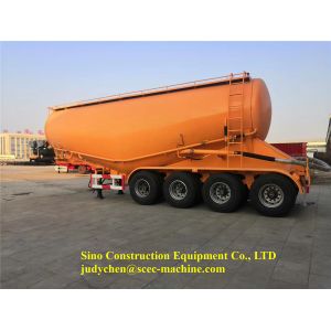 SCEC 3 Axles Havy Duty Semi Trailers 45m3 Bulk Cement Tanker Semi Trailer