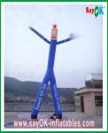 Inflatable Wind Dancer Blue Inflatable Air Dancer Rip-Stop Nylon Cloth With Two