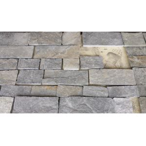 Blue Quartzite Wall Tiles Natural Stone Cladding Quartzite Retaining Wall with L