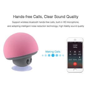 Wireless bluetooth Speaker Portable Mini Speakers Mushroom Waterproof Bass