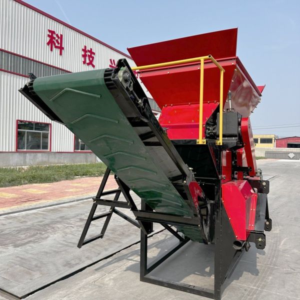 Quality Soil Shredder Crusher Machine With Double Layer Mesh Screen wholesale