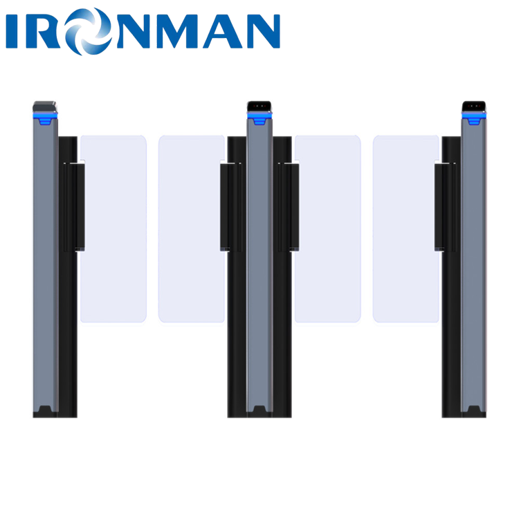 Security Automatic Double Sliding Gate Turnstile Access Control System Speed