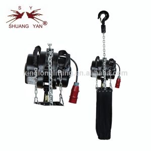 Cheap Lightweight Portable Electric Chain Hoist 5 Pins Plug Ergonomic Design for sale