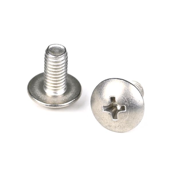 Flat Undercut Head Style Stainless Steel Metal Truss Phillips Cross Recesse Machine Screw