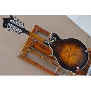 Handmade custom advanced 8 strings QT-F5 mandolin electric guitar with ebony