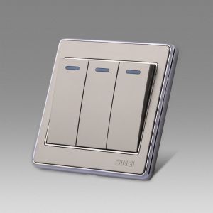 GNW56BK Hot China British Style Wall Switch ,tactile switch led illuminated