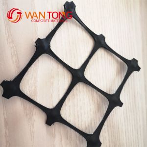 PP Plastic Net Biaxial Geogrid for Mining Reinforcement Width 1-6m MESH SIZE 12