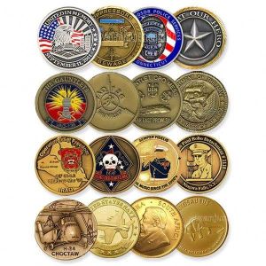 Custom Coins No Minimum Air Force Coins Die Casting 2mm-8mm Thickness