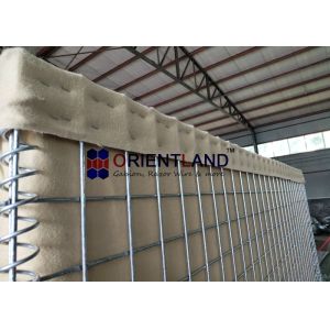 Galfan Coated Collapsible Defensive Barrier Military Rapidly Construct Blast