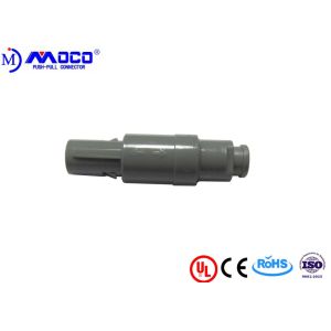 Holter Recorder Plastic Push Pull Connectors 4 Pin With A Nut PPS Insulator