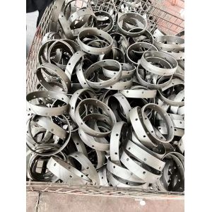 Cheap One Piece Polished Stop Collar With Set Screw 7&quot; for sale