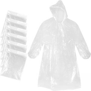 China 0.014mm Thick Adult Emergency Waterproof Rain Poncho With Hood on sale