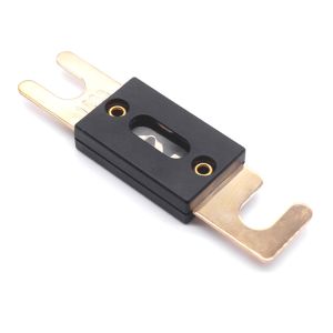 Gold Plated ANL Stud Mount Fuse / 50 Amp Marine Fuse 82mm Length For Vehicles