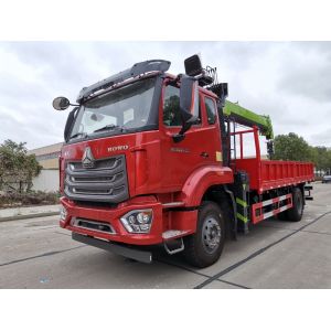 HOWO Head XCMG Pickup Cargo Lifting Truck Mounted Crane 12T 8x4 30 Tons