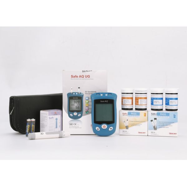 Diabetes Blood Home Glucose Testing Kit , Blood Sugar Measuring Device Safe UG