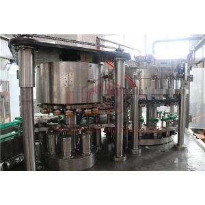 Soft Drink Washing Filling And Capping Machine With Water Sealing Equipment