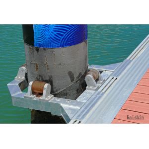 Sea Aluminum Pile Guide Dock Anti Corrosion For Floating Bridge Pile Cap