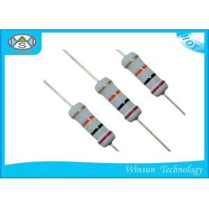 High Reliability Metal Oxide Resistor , Gray Small Size 470 Ohm 1 Watt Resistor