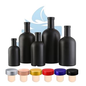 Customized 500ml 750ml 750ml Glass Bottle for Vodka Spirit Liquor Wine at