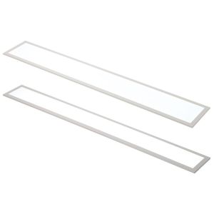 5- Square Slim LED Panel Light 1x4 Feet 40W 5000 Lumens 5000K Edge-lit Troffer