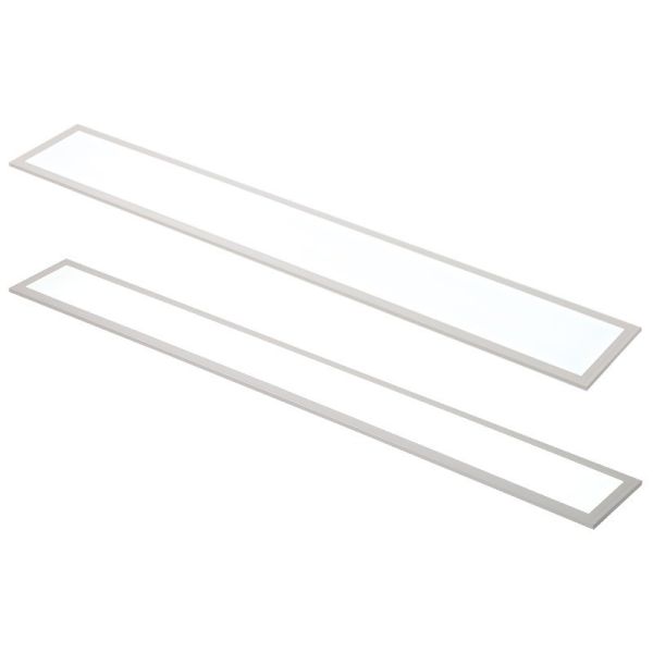 5- Square Slim LED Panel Light 1x4 Feet 40W 5000 Lumens 5000K Edge-lit Troffer