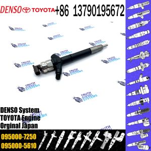 High Quality Common Rail Injector 095000-7250 095000-7600 095000-7610 for 1VD